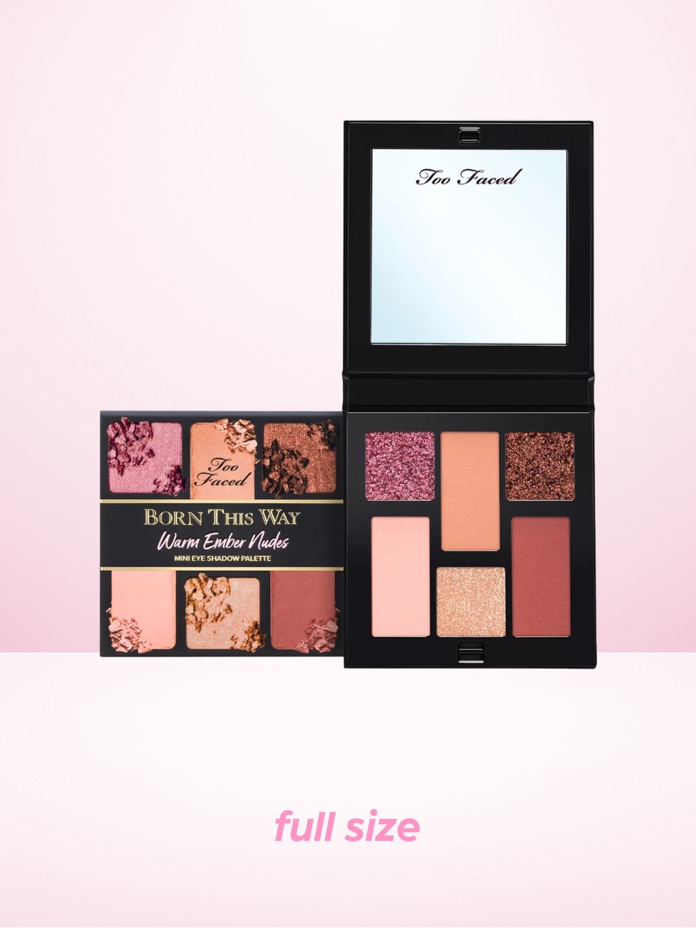 Too Faced Born This Way Warm Ember Nudes Mini Eyeshadow Palette